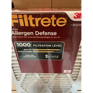 Filtrete 14x30x1 Micro Allergen Defense Furnace Air Filter 1000 Filtration Level